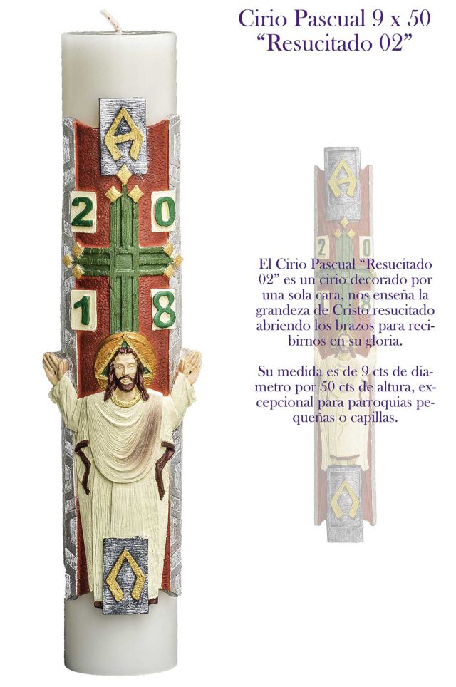 Cirios Pascuales  9&#215;50